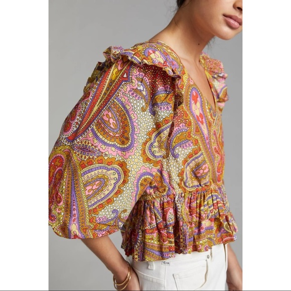 Anthropologie Wanderlust Top - Picture 4 of 8
